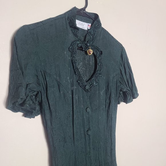 Vintage Dresses & Skirts - VNTG • Stunning Keyhole Maxi Dress • Jody of California